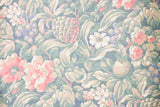1980s Floral Vintage Wallpaper
