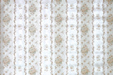 1970s Floral Stripe Vintage Wallpaper