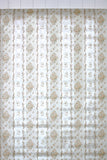 1970s Floral Stripe Vintage Wallpaper