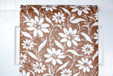 1970s Floral Vintage Wallpaper