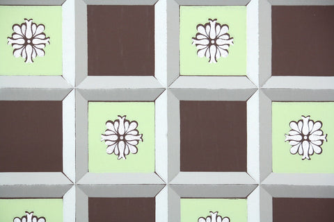 1950s Geometric Vintage Wallpaper