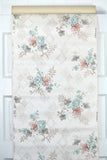 1960s Floral Vintage Wallpaper