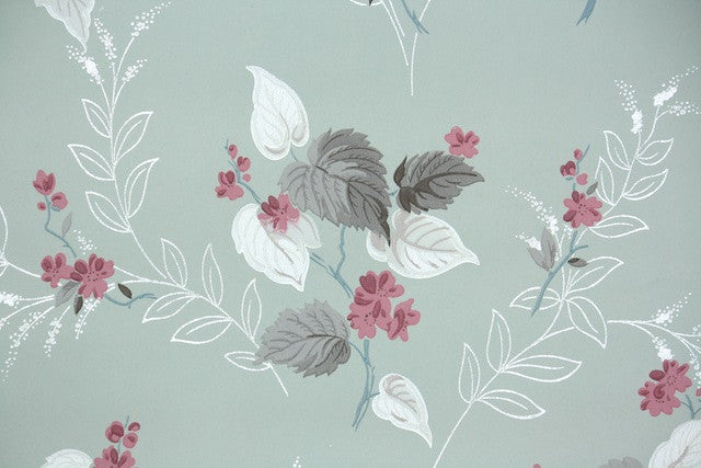 1950s Botanical Vintage Wallpaper