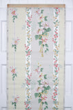 1950s Floral Stripe Vintage Wallpaper