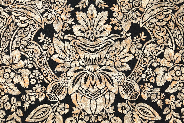 1970s Vintage Flock Wallpaper