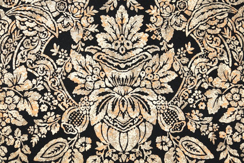 1970s Vintage Flock Wallpaper