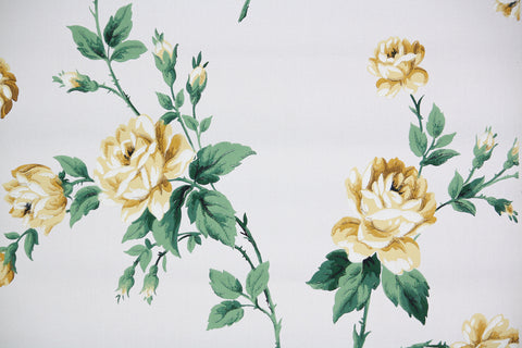 1940s Floral Vintage Wallpaper