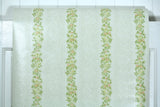 1970s Floral Stripe Vintage Wallpaper