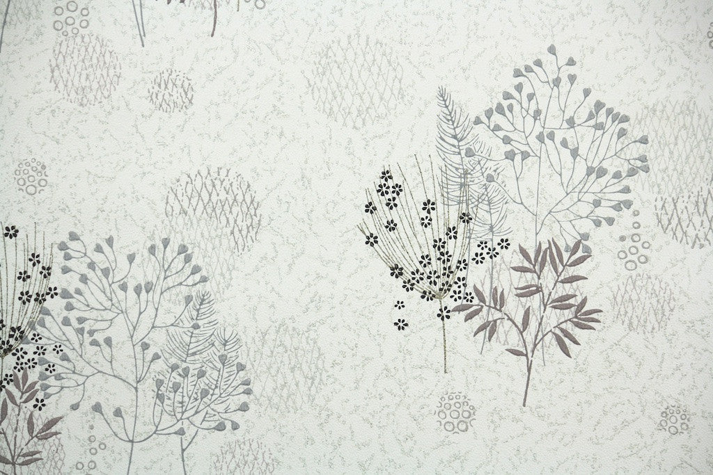 1960s Botanical Vintage Wallpaper