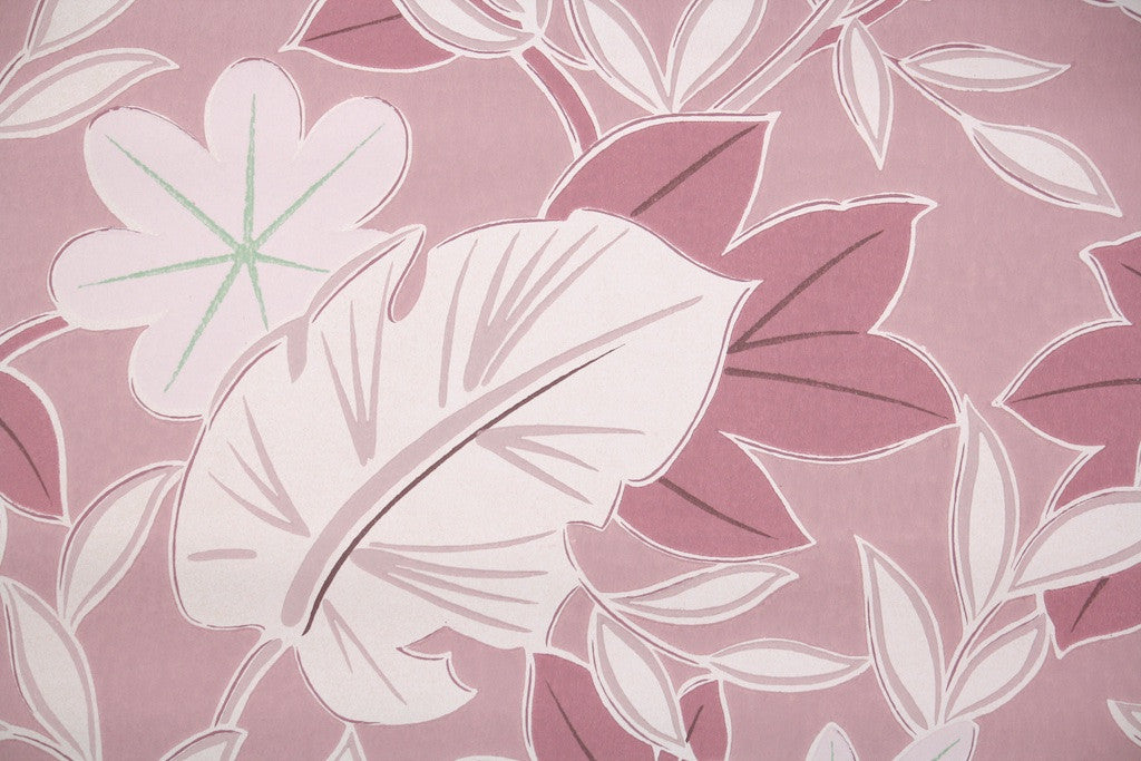 1950s Botanical Vintage Wallpaper