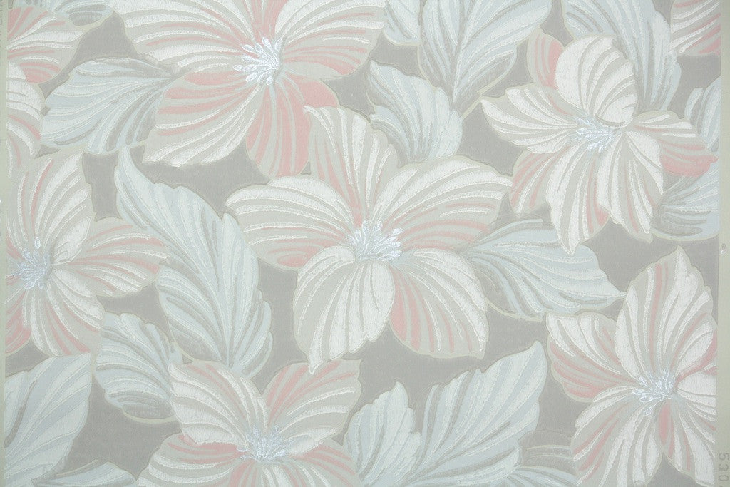1950s Botanical Vintage Wallpaper