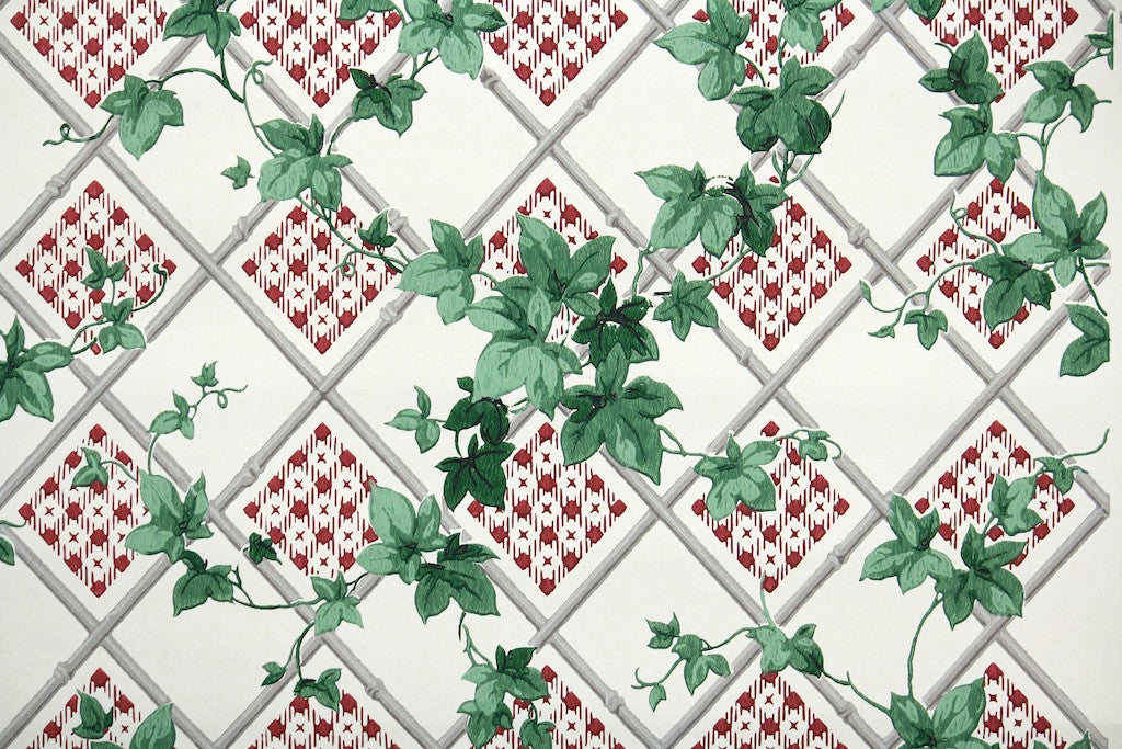 1950s Kitchen Vintage Wallpaper