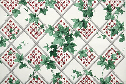 1950s Kitchen Vintage Wallpaper
