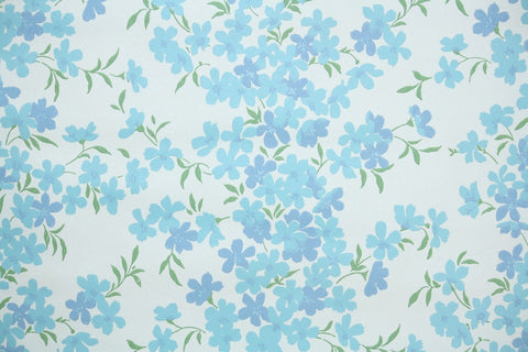 1970s Floral Vintage Wallpaper