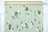 1950s Kitchen Vintage Wallpaper
