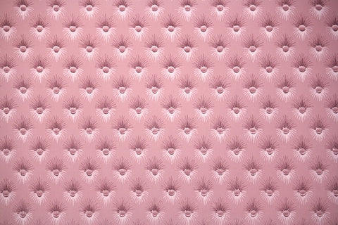 1950s Faux Button Tufted Vintage Wallpaper