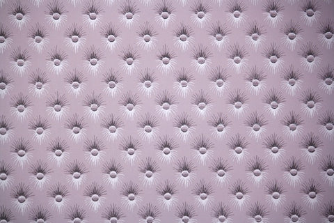 1950s Faux Button Tufted Vintage Wallpaper