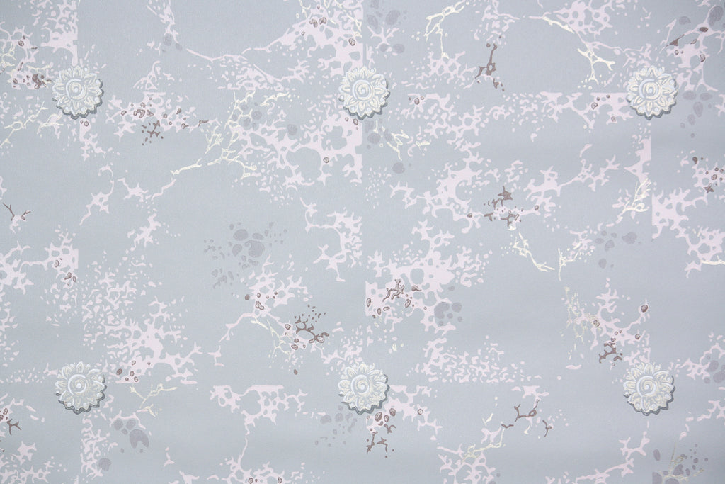 1950s Faux Finish Vintage Wallpaper