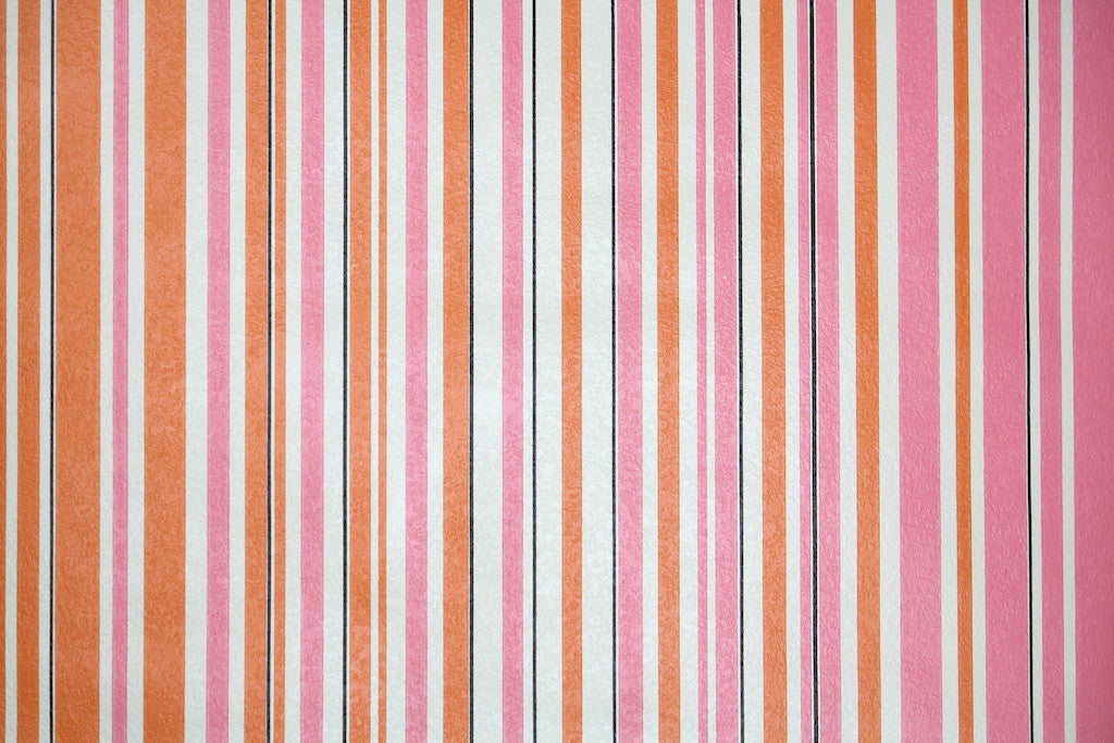 1970s Stripe Vintage Wallpaper