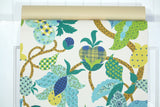 1970s Floral Vintage Wallpaper