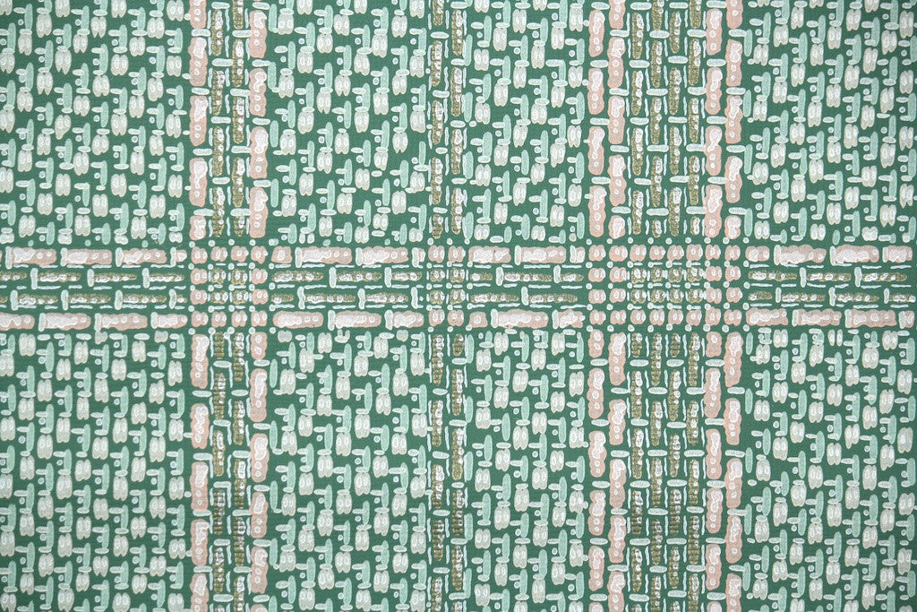 1950s Plaid Vintage Wallpaper