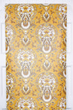 1970s Damask Vintage Wallpaper