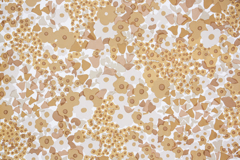 1970s Floral Vintage Wallpaper