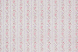 1960s Floral Stripe Vintage Wallpaper