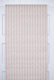 1960s Floral Stripe Vintage Wallpaper