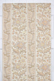 1970s Floral Stripe Vintage Wallpaper