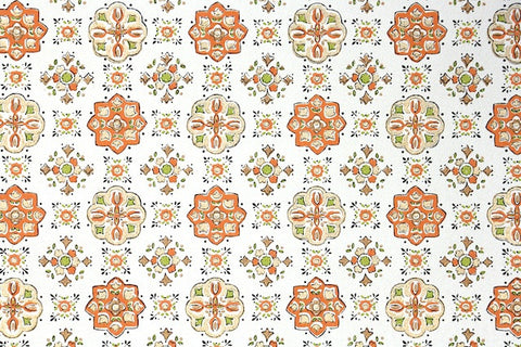 1960s Geometric Vintage Wallpaper