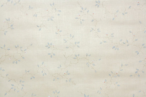 1980s Floral Vintage Wallpaper