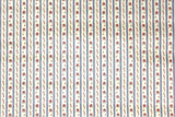 1980s Floral Stripe Vintage Wallpaper