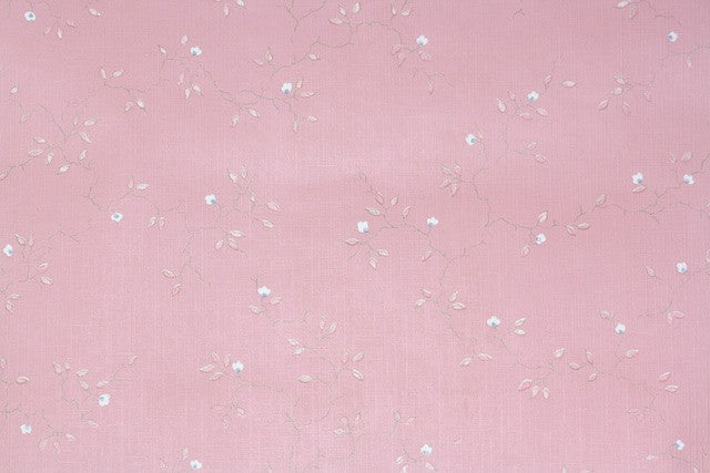 1980s Floral Vintage Wallpaper