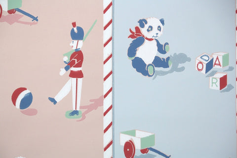 1940s Childrens Vintage Wallpaper