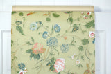 1960s Floral Vintage Wallpaper