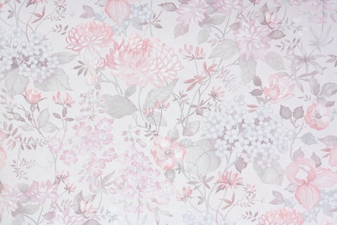 1980s Floral Vintage Wallpaper