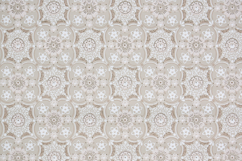 1950s Geometric Vintage Wallpaper