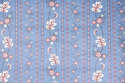 1980s Floral Vintage Wallpaper