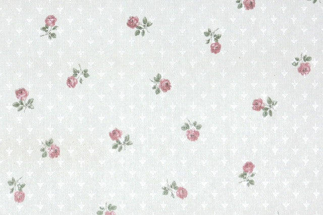 1980s Floral Vintage Wallpaper
