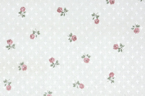 1980s Floral Vintage Wallpaper