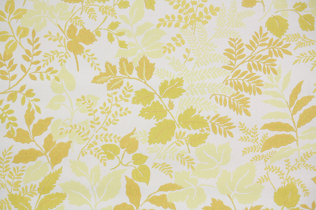 1960s Botanical Vintage Wallpaper