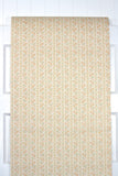 1970s Floral Stripe Vintage Wallpaper