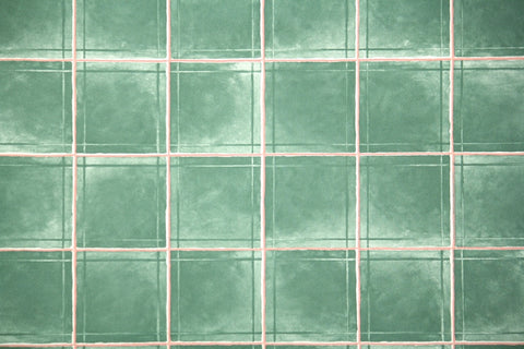 1930s Faux Tile Vintage Wallpaper