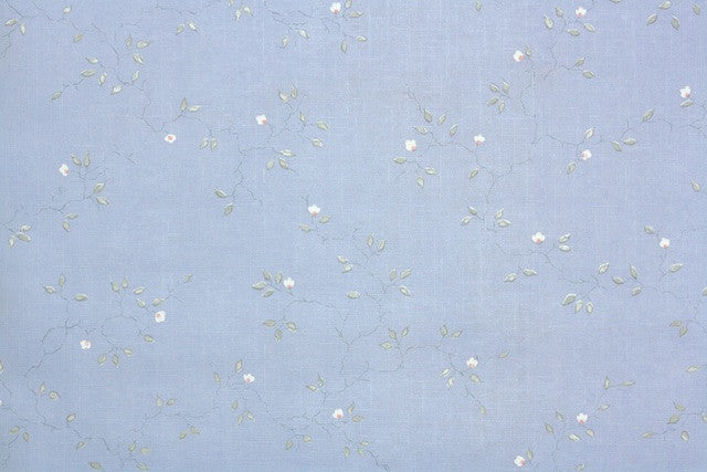 1980s Floral Vintage Wallpaper