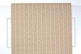 1980s Floral Stripe Vintage Wallpaper