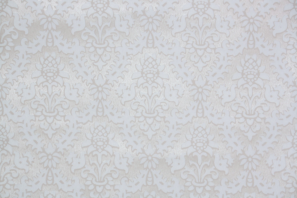 1950s Damask Vintage Wallpaper