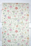 1980s Floral Vintage Wallpaper