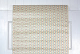 1980s Floral Stripe Vintage Wallpaper