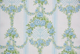 1960s Floral Vintage Wallpaper
